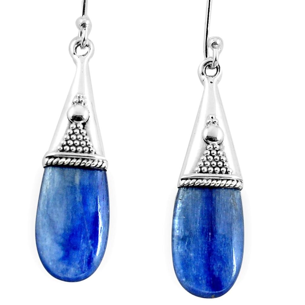 925 sterling silver natural blue kyanite earrings jewelry m83894