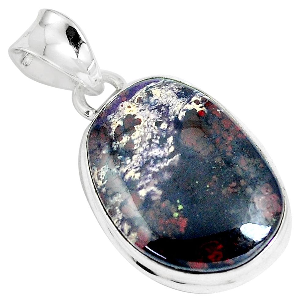 925 sterling silver 16.73cts natural purple sugilite pendant jewelry m91348