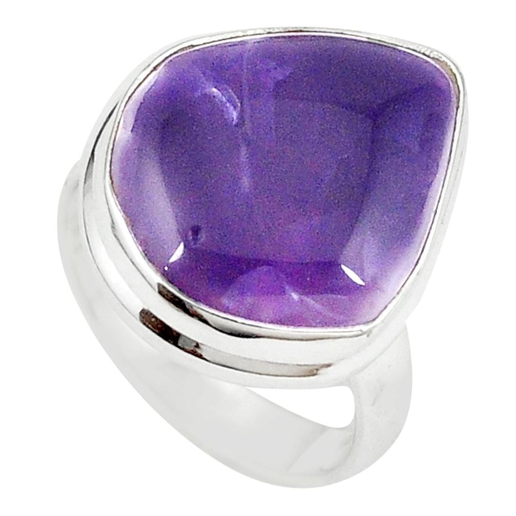 Natural purple opal fancy 925 sterling silver ring jewelry size 7 m27235