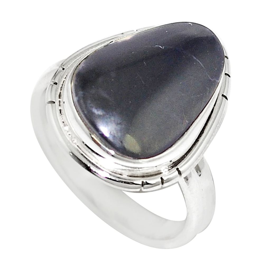 7.30cts natural purple sugilite 925 sterling silver ring jewelry size 8 m56697