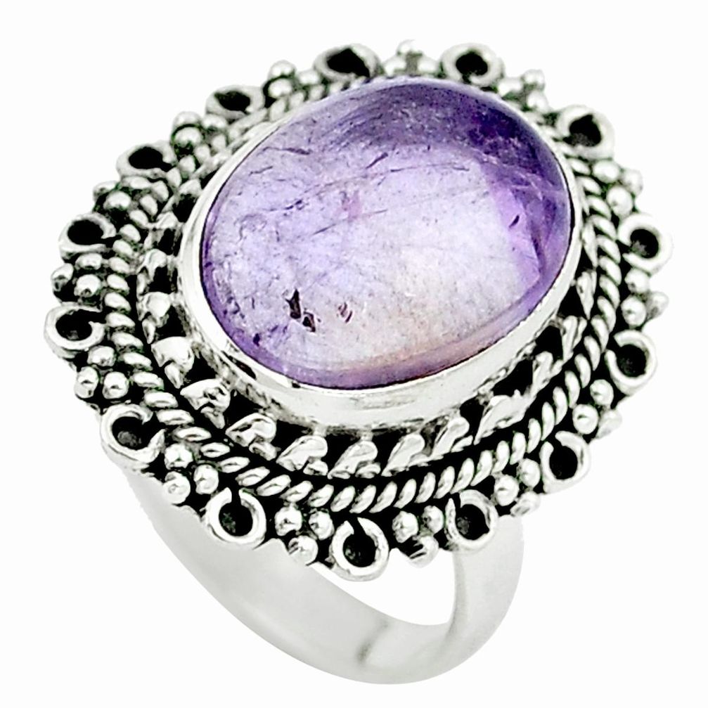 Natural purple ametrine 925 sterling silver ring jewelry size 6 m77707