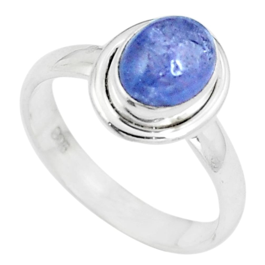 925 sterling silver natural blue tanzanite ring jewelry size 6 m81025