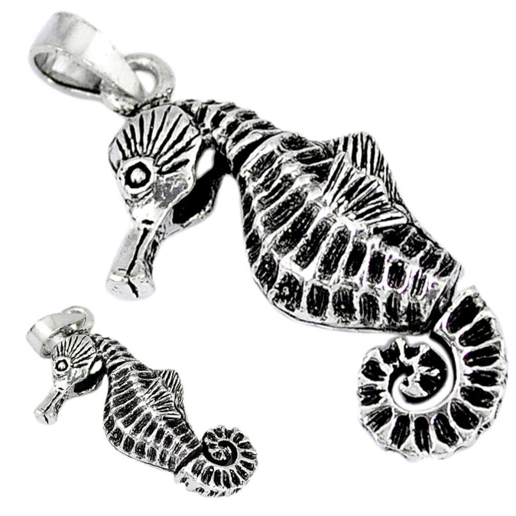 Indonesian bali style solid 925 sterling silver scorpion pendant jewelry p1954