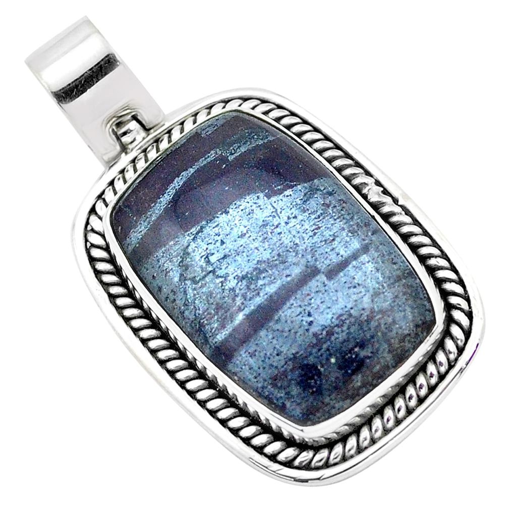 21.17cts natural ancestralite 925 sterling silver pendant jewelry p23420