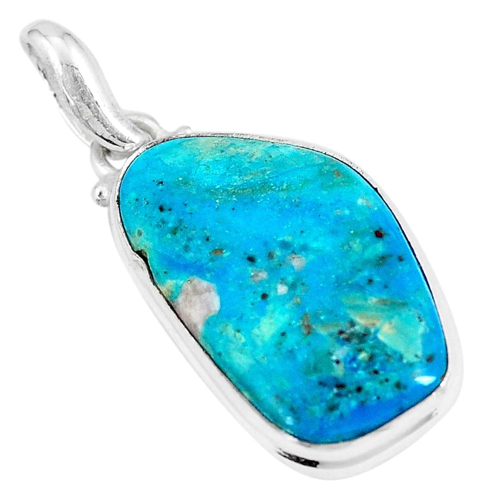 14.72cts natural green opaline 925 sterling silver pendant jewelry p8501