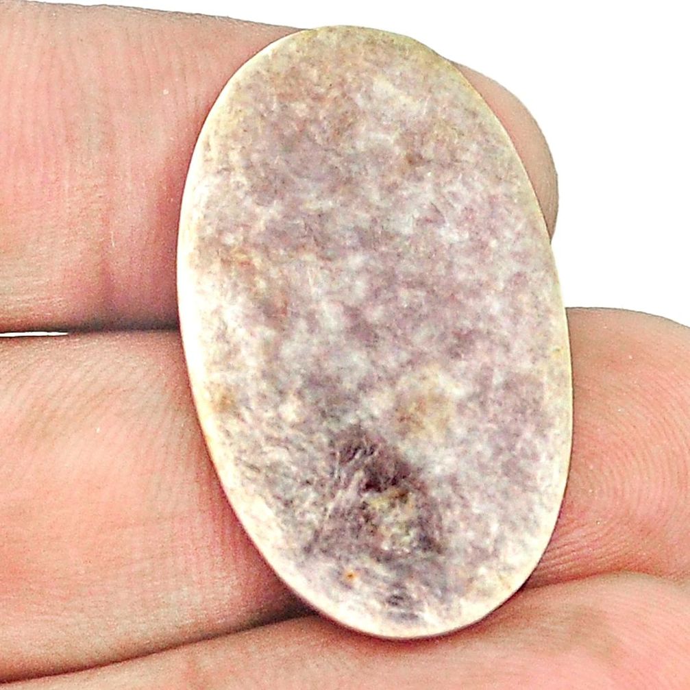 Natural 11.95cts muscovite purple cabochon 30x18 mm oval loose gemstone s1288
