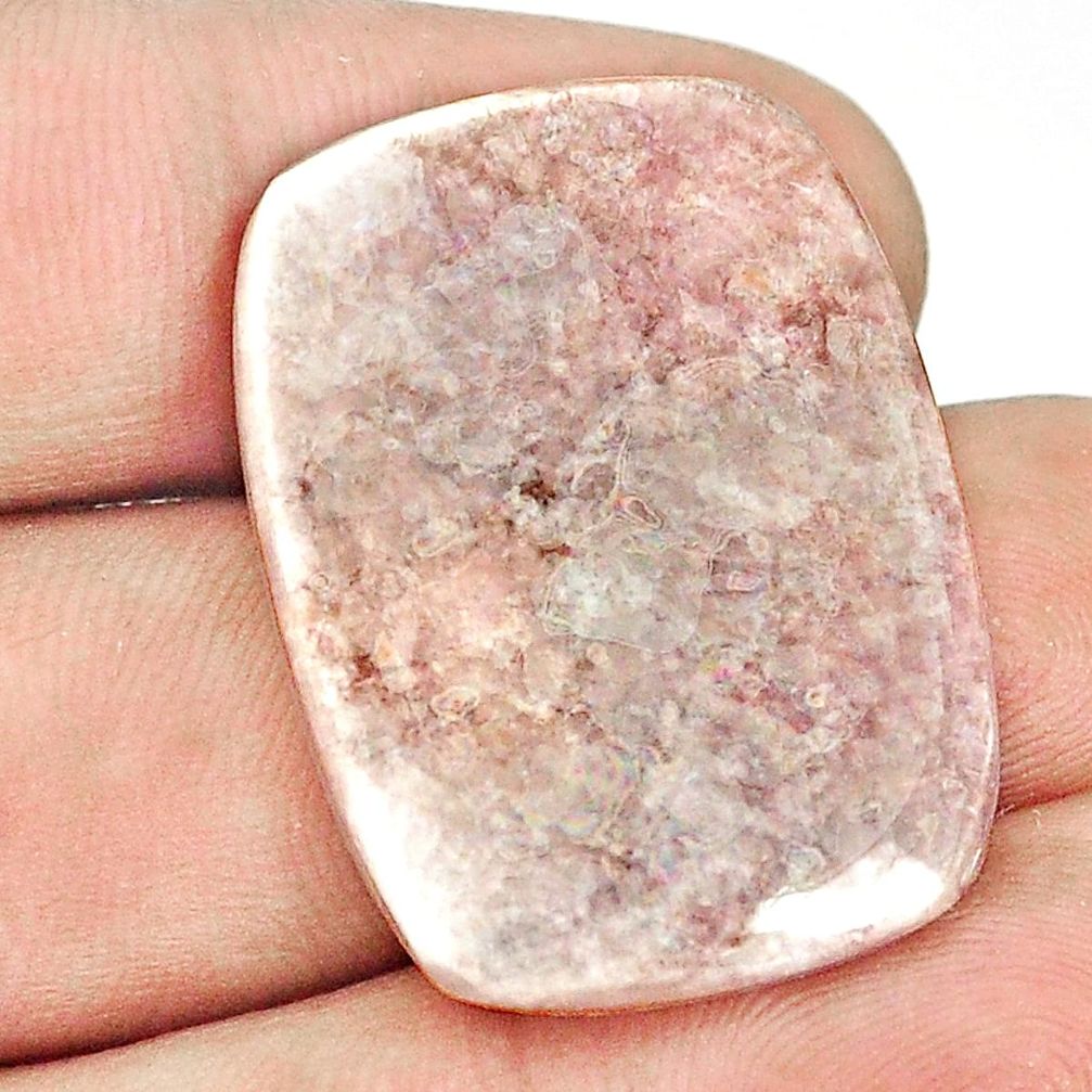 Natural 16.90cts muscovite purple cabochon 30x22 mm cushion loose gemstone s1290