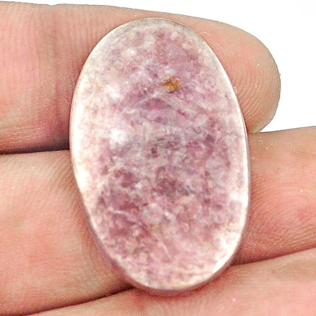 Natural 12.85cts muscovite purple cabochon 30x18 mm oval loose gemstone s1292