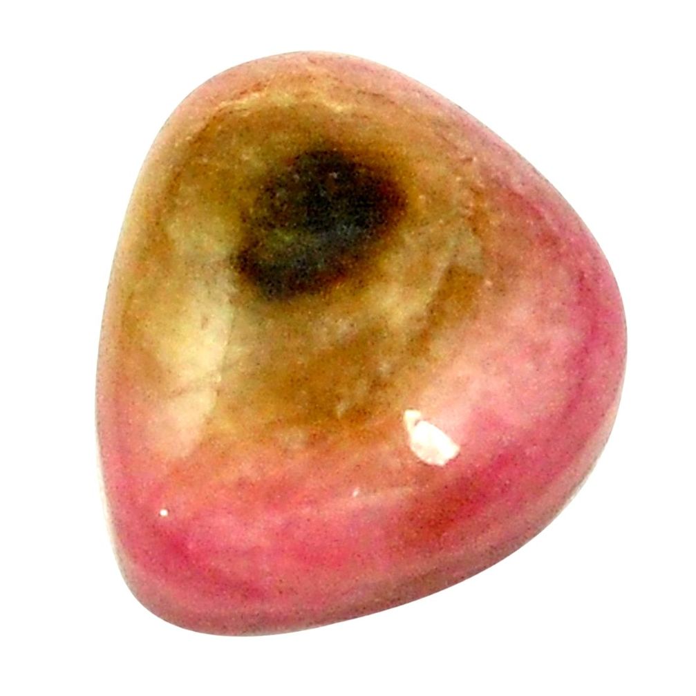 Natural 9.40cts bio tourmaline pink cabochon 15x12 mm fancy loose gemstone s1379