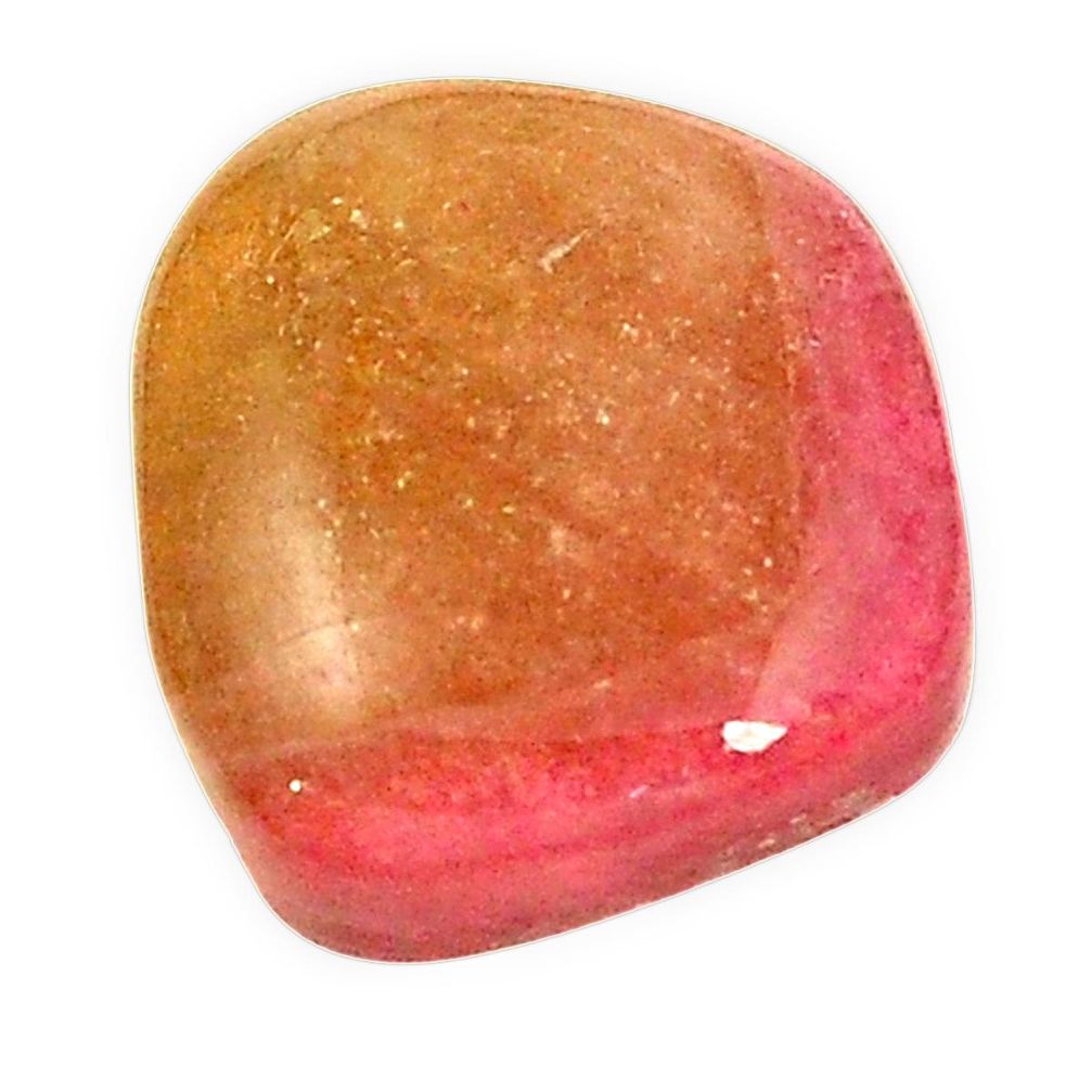 Natural 9.90cts bio tourmaline pink 15x13 mm loose gemstone s1383