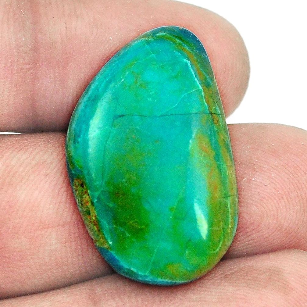 Natural 12.85cts opaline blue cabochon 28x17 mm fancy loose gemstone s1510