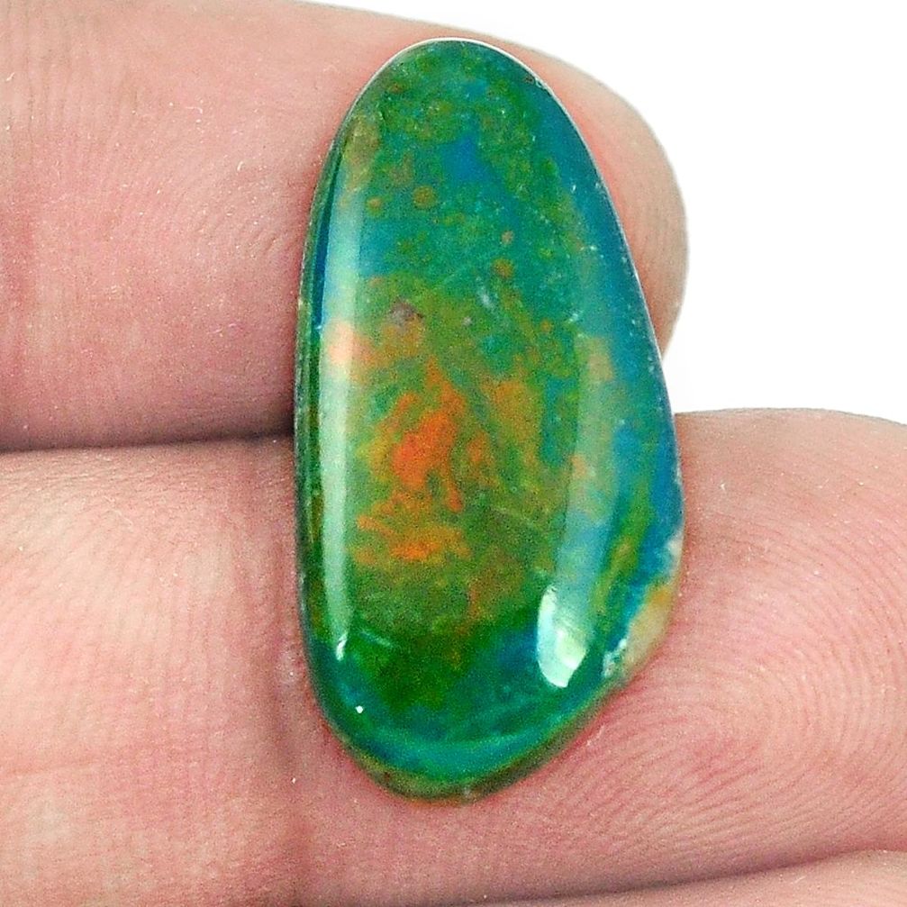 Natural 8.90cts opaline blue cabochon 24x12 mm fancy loose gemstone s1527