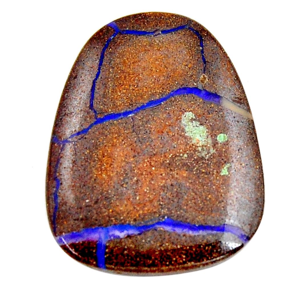  boulder opal brown cabochon 32.5x25.5 mm loose gemstone s15287