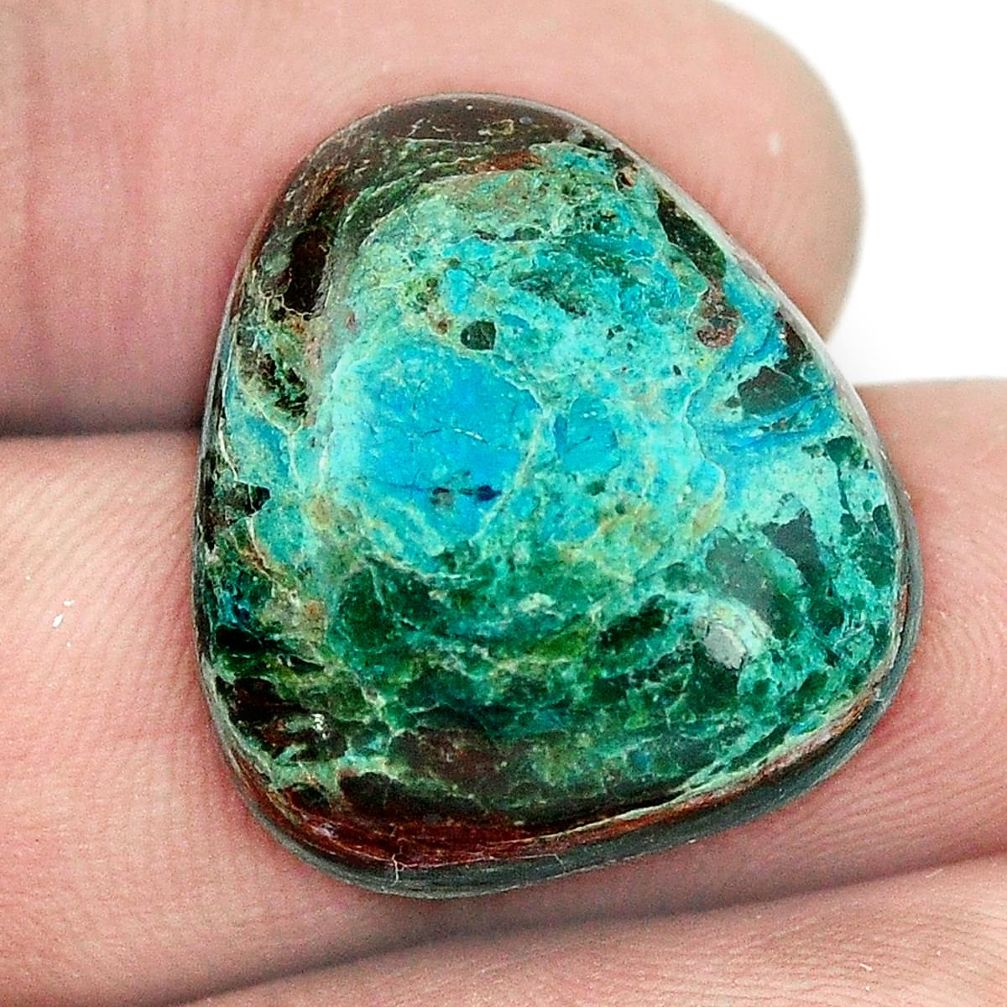 Natural 17.90cts opaline blue cabochon 22x20 mm fancy loose gemstone s1529