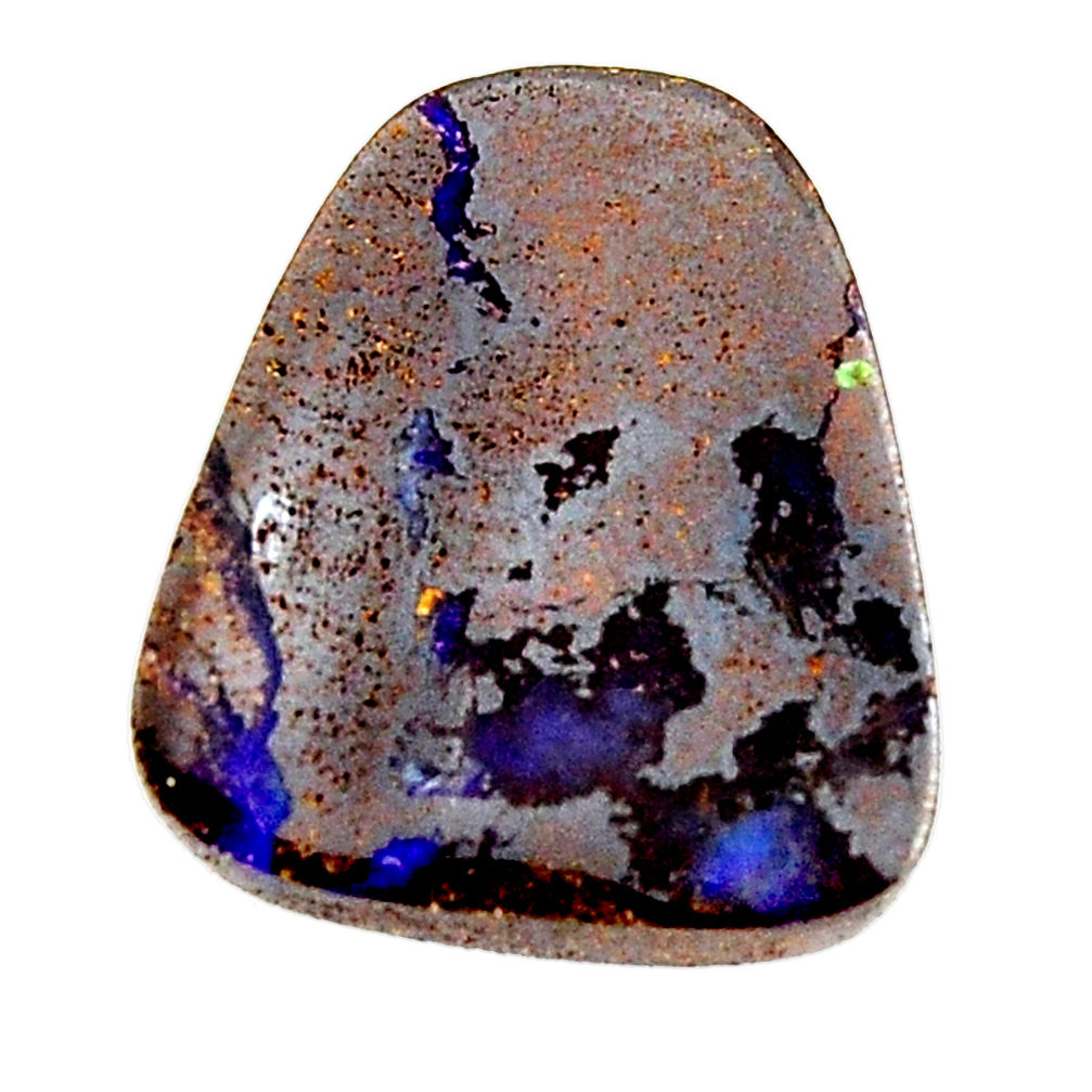 Natural 22.35cts boulder opal brown cabochon 22x19mm fancy loose gemstone s15333