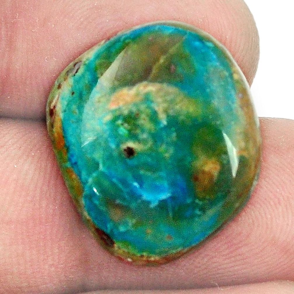 Natural 11.85cts opaline blue cabochon 20x17 mm fancy loose gemstone s1537