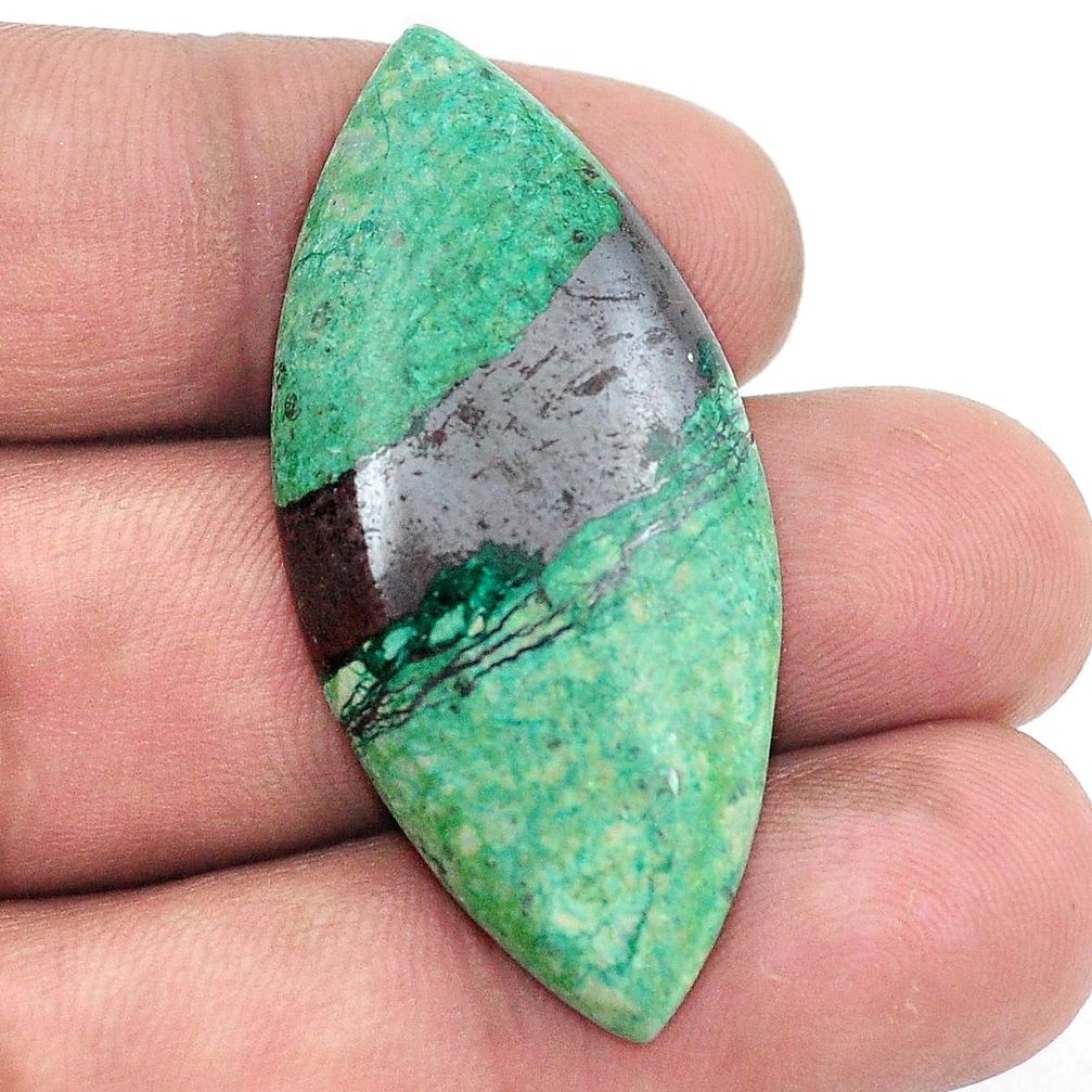 42.90cts sonora sunrise (cuprite chrysocolla) 42x19mm fancy loose gemstone s1786