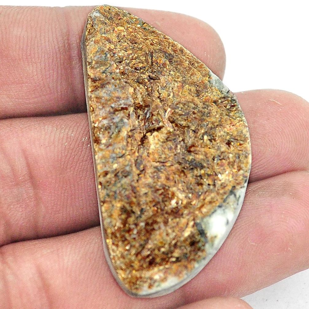 Natural 71.85cts astrophyllite (star leaf) rough 44x22 mm loose gemstone s1812