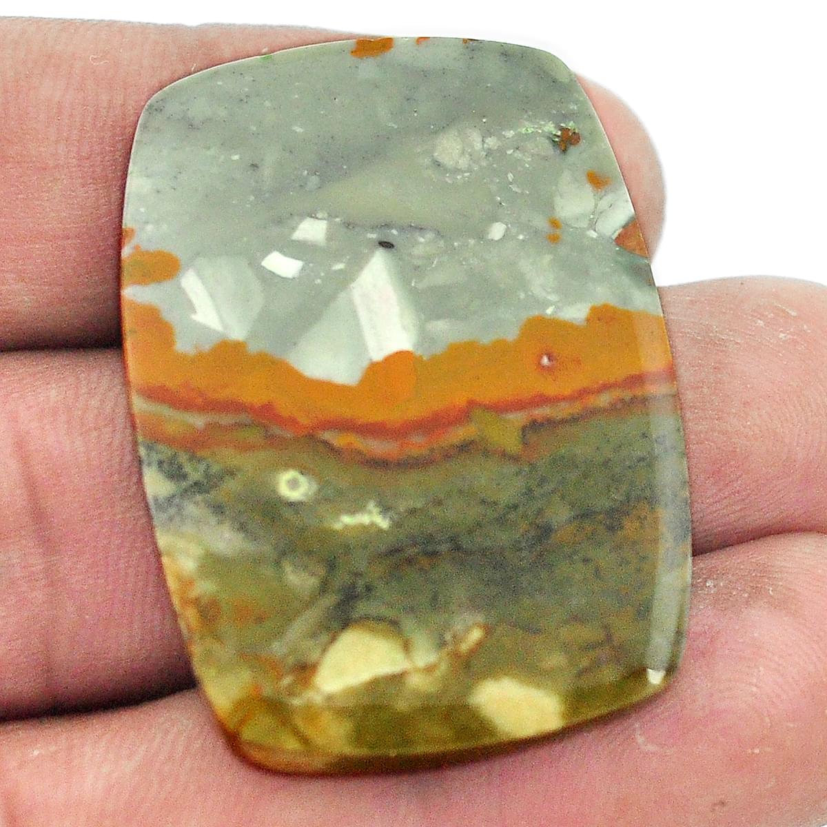 Rocky Butte picture jasper Cabochon Loos Gemstone Best For Jewellery!!