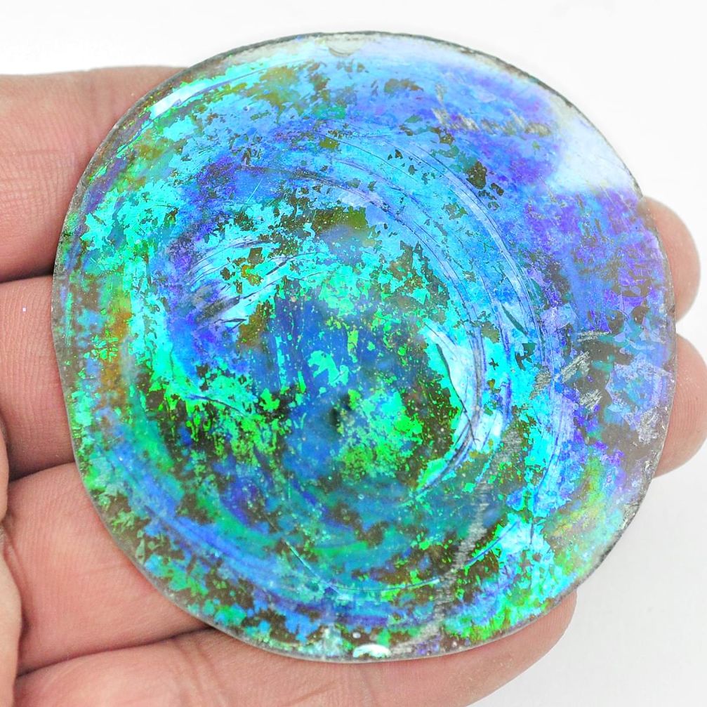 Natural 135.80cts roman glass cabochon 64x59 mm fancy loose gemstone s2145