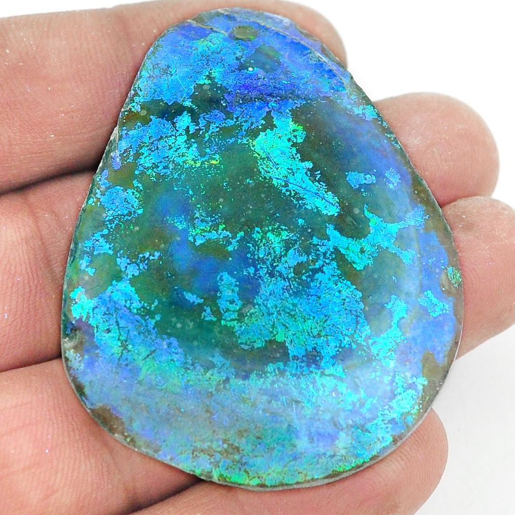 Natural 93.65cts roman glass cabochon 52x40 mm fancy loose gemstone s2156