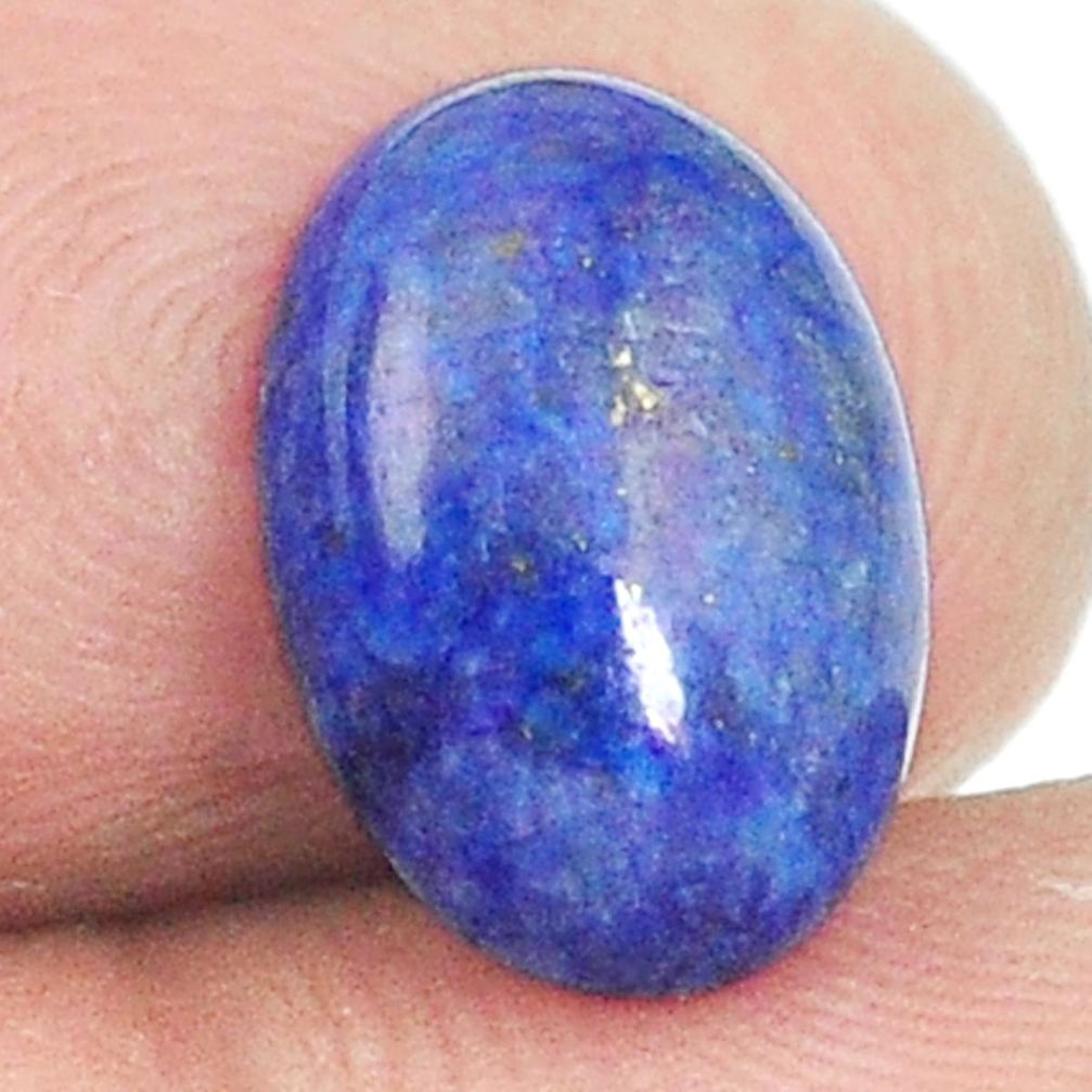 Natural 6.20cts lapis lazuli blue afghani 13x9 mm oval loose gemstone s2288