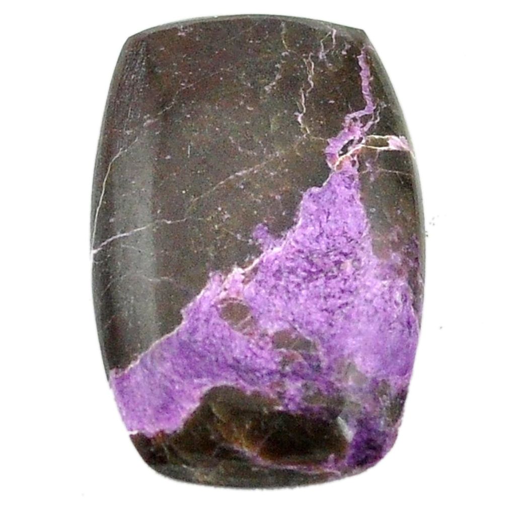 Natural 12.65cts purpurite purple cabochon 25x16 mm octagan loose gemstone s2477