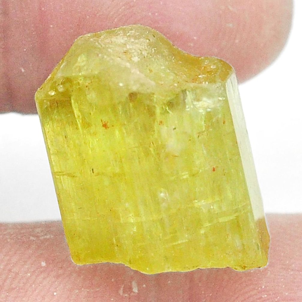 Natural 37.60cts apatite rough green rough 18x15 mm fancy loose gemstone s2714