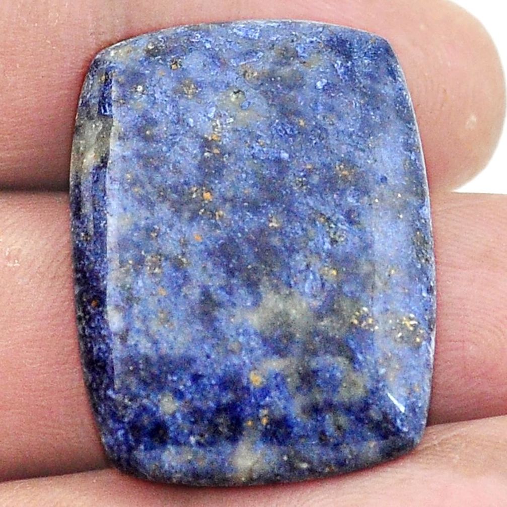 Natural 26.85cts dumortierite blue cabochon 28.5x21 octagan loose gemstone s2858