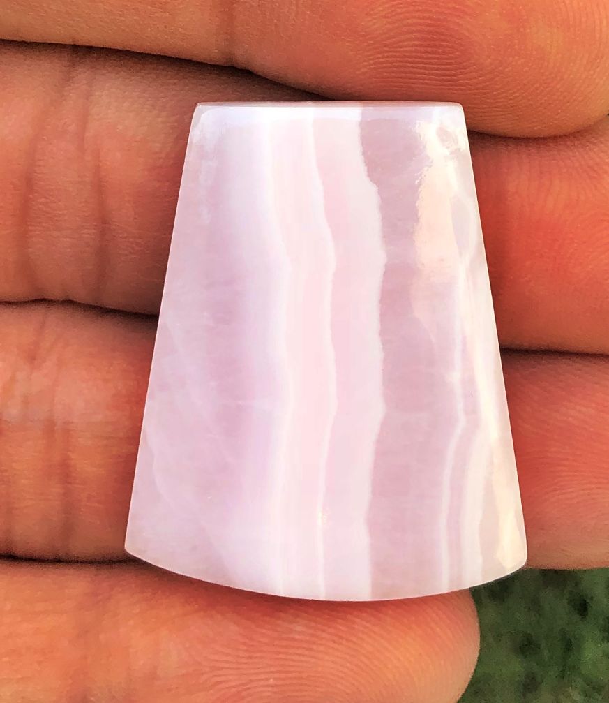 Natural 40.10cts lace agate cabochon 34x28 mm fancy loose gemstone s3201