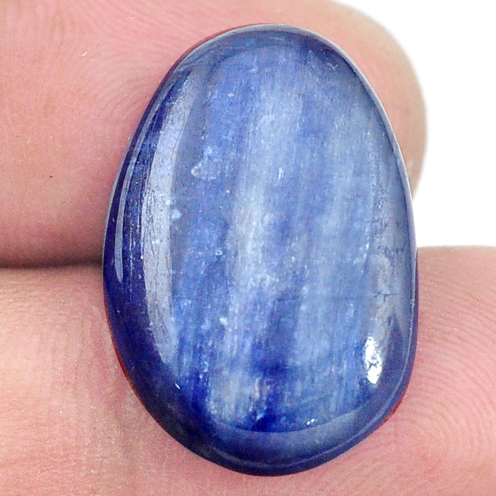 Natural 14.05cts kyanite blue 22x15 mm oval loose gemstone s3286
