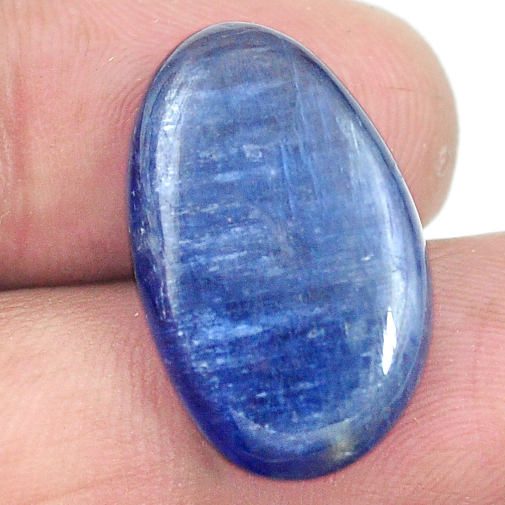 Natural 16.05cts kyanite blue 22x13.5 mm oval loose gemstone s3293