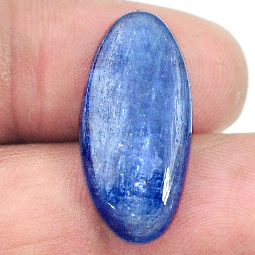 Natural 12.05cts kyanite blue 24x11 mm oval loose gemstone s3300