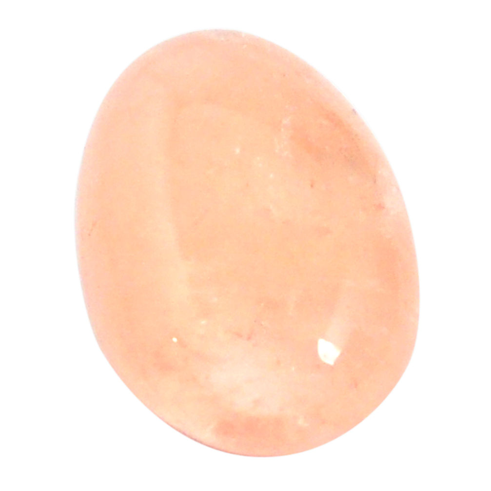 Natural 14.15cts morganite orange 19x14 mm oval loose gemstone s3306