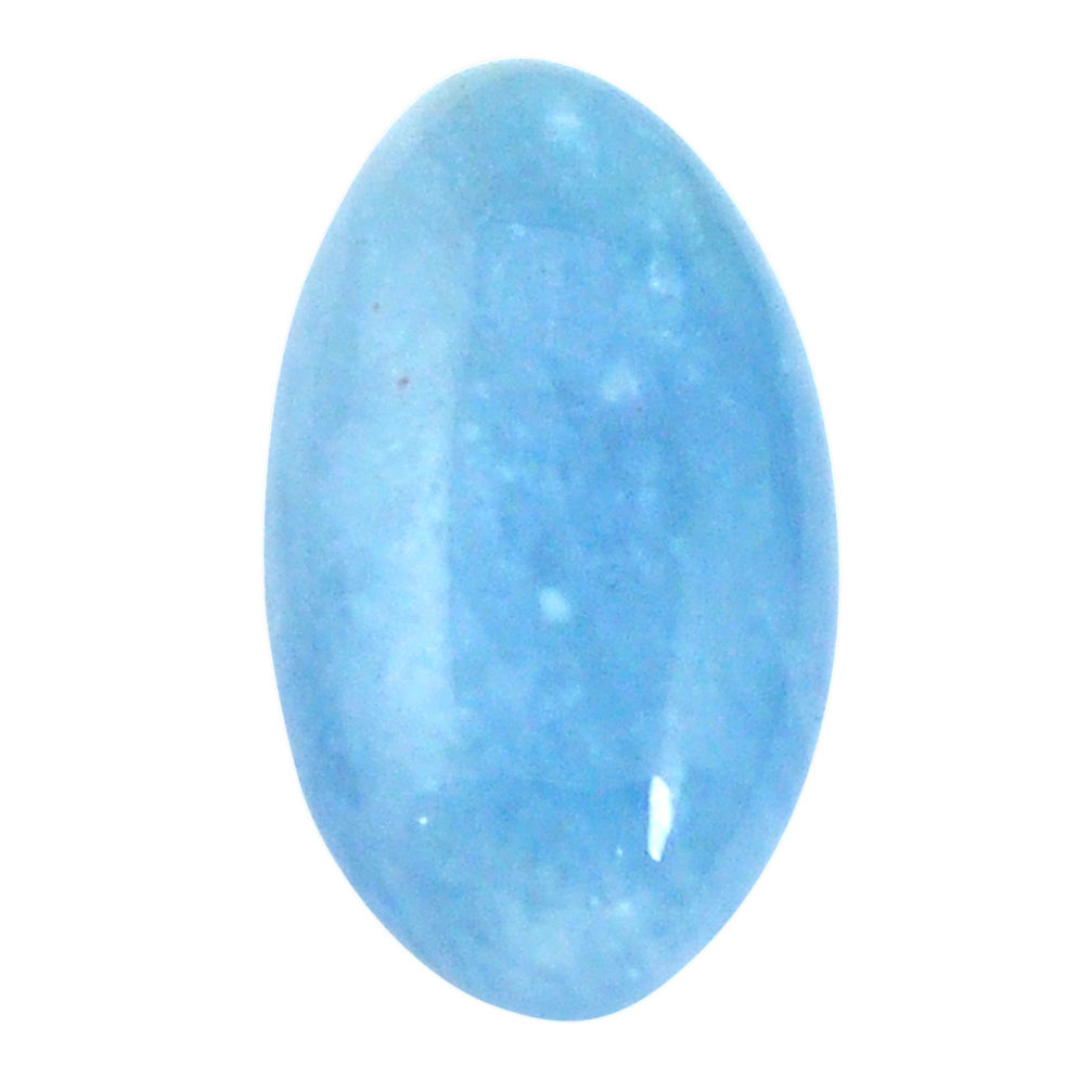 Natural 15.95cts aquamarine blue 25x14 mm oval loose gemstone s3322