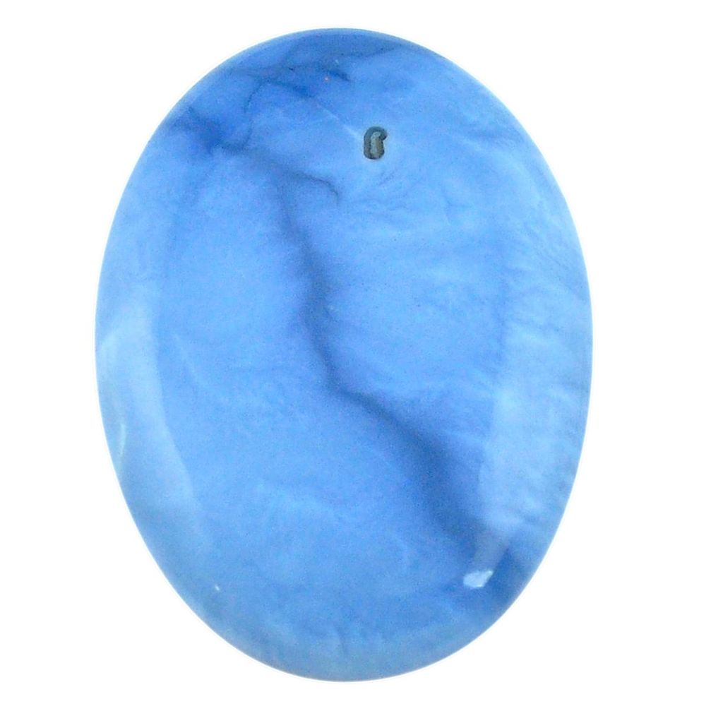Natural 70.10cts owyhee opal blue cabochon 47x33 mm oval loose gemstone s3425