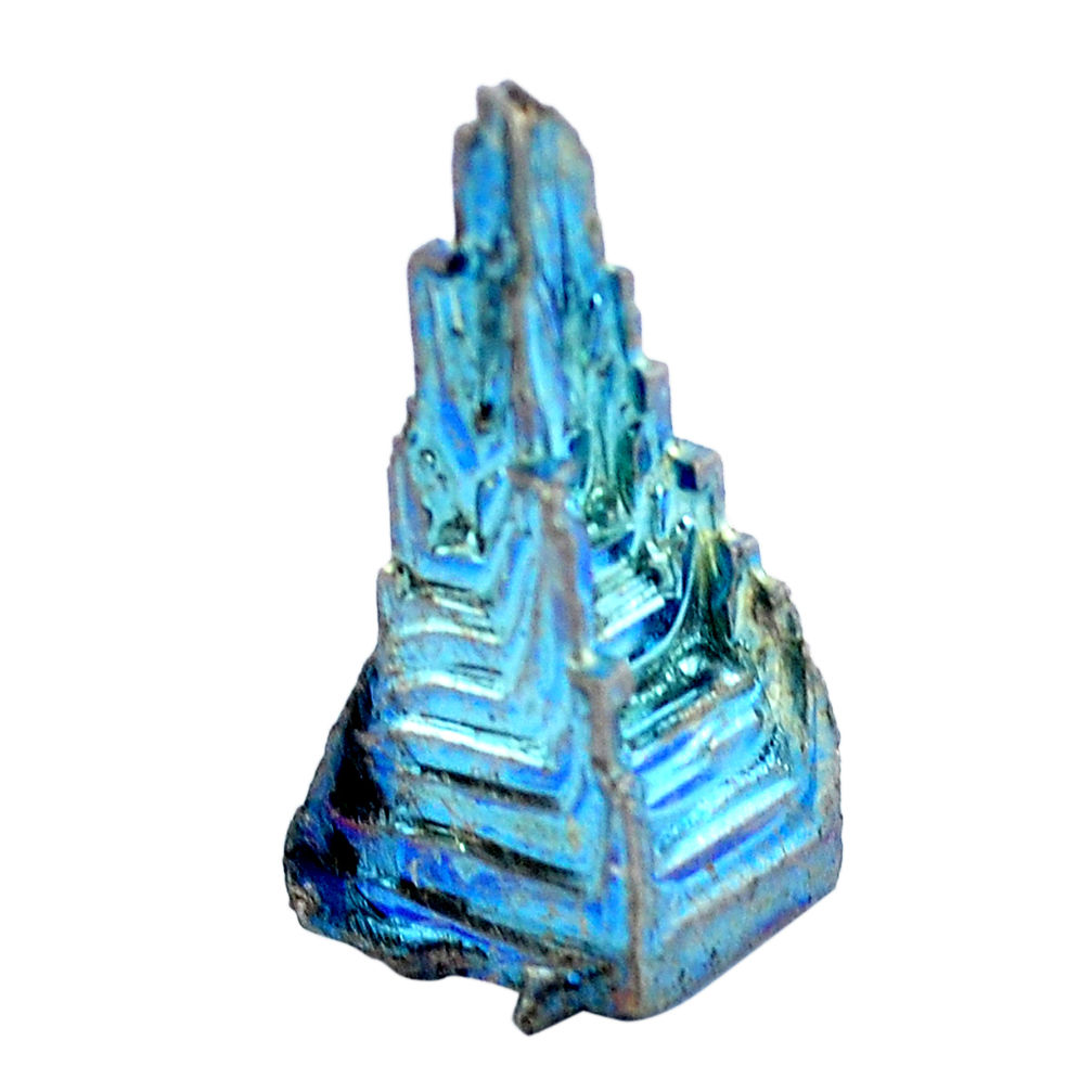 Natural 32.35cts bismuth crystal carving 25x12 mm fancy loose gemstone s3600