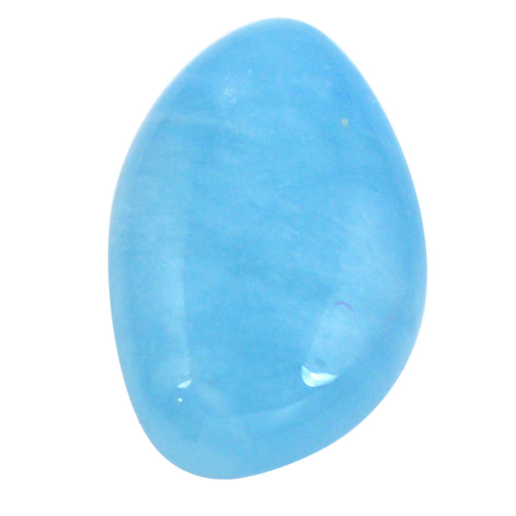 Natural 16.70cts aquamarine blue cabochon 22x14 mm fancy loose gemstone s4195