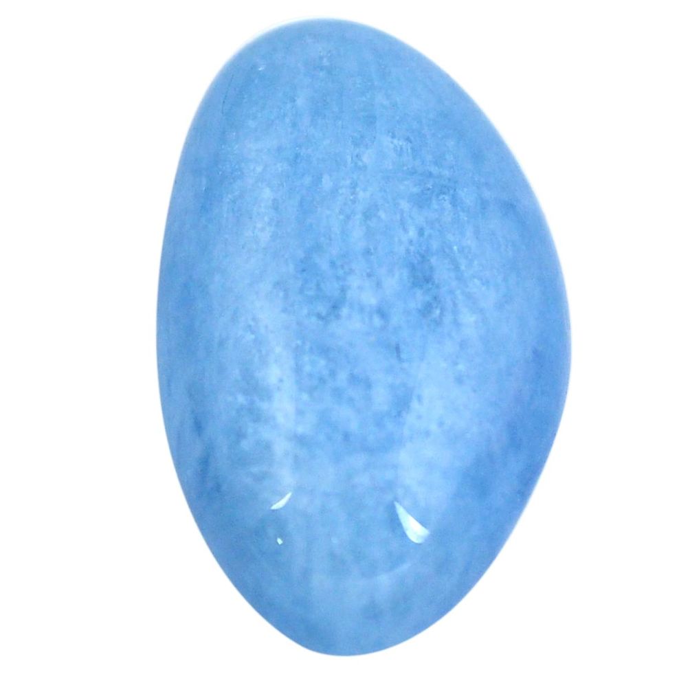Natural 16.85cts aquamarine blue cabochon 24x15 mm fancy loose gemstone s4196