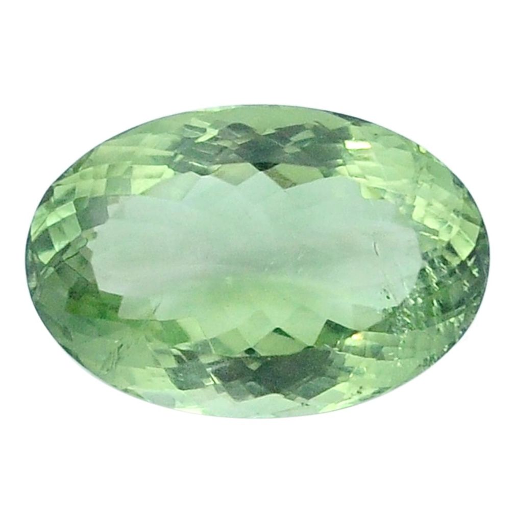 Natural 24.90cts amethyst green faceted 24x16 mm oval loose gemstone s4410