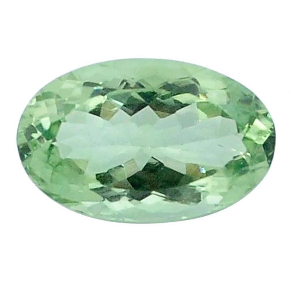 Natural 12.90cts amethyst green faceted 20x13 mm oval loose gemstone s4411