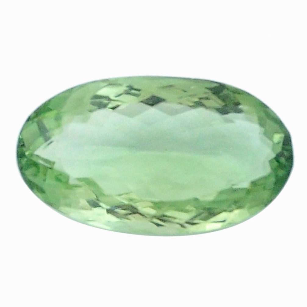 Natural 18.70cts amethyst green faceted 25x14 mm oval loose gemstone s4413