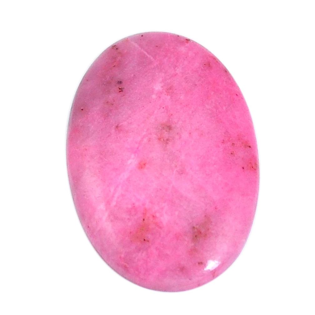 Natural 19.35cts petalite pink cabochon 30x19 mm oval loose gemstone s4464