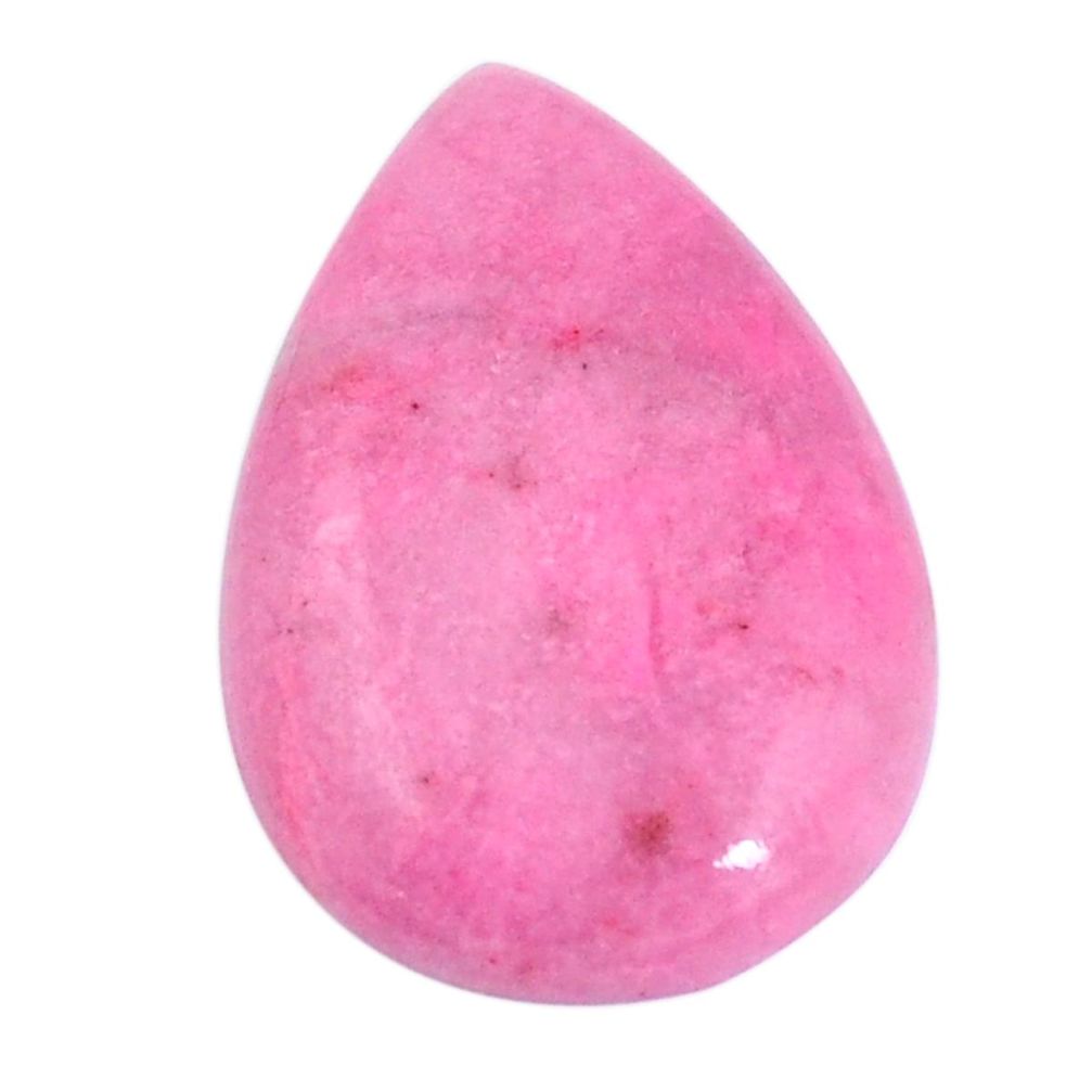 Natural 19.35cts petalite pink cabochon 29x19 mm pear loose gemstone s4467