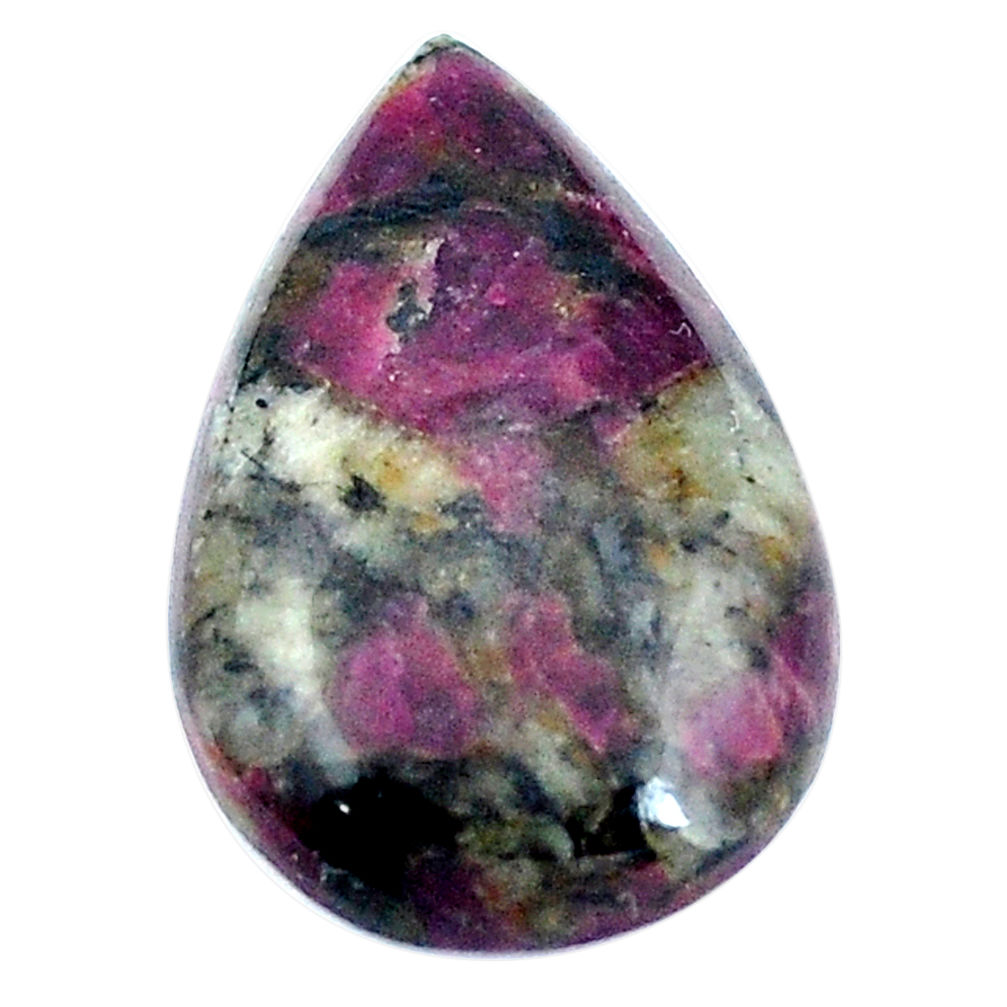 Natural 16.30cts eudialyte pink 27.5x17 mm pear loose gemstone s4623