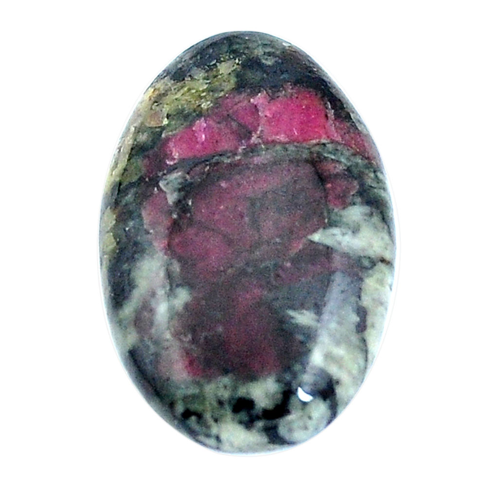 Natural 18.45cts eudialyte pink 27x17 mm oval loose gemstone s4636