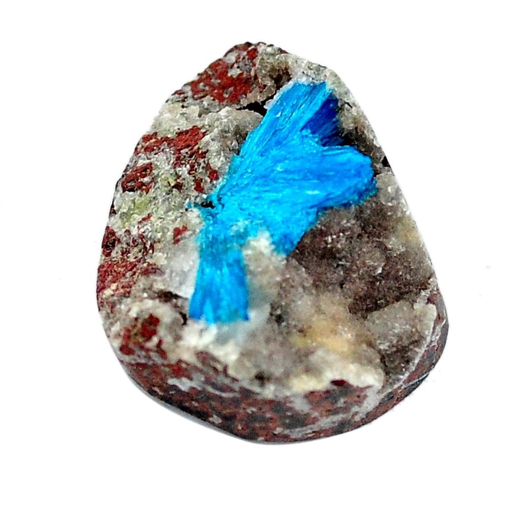 Natural 12.40cts cavansite blue rough 21x17 mm fancy loose gemstone s5125