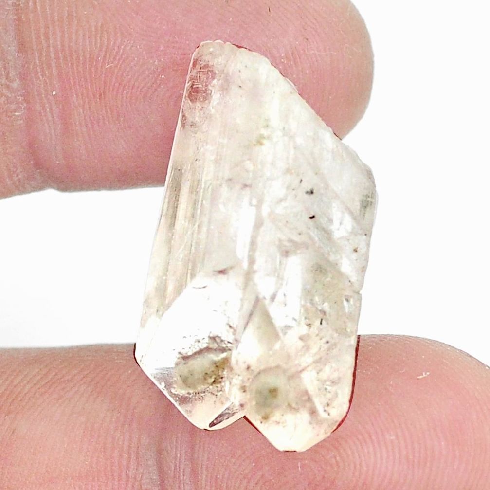 Natural 31.30cts dumortierite rough white 28x15 mm fancy loose gemstone s6119