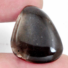 Natural 23.45cts agni manitite brown 27x20 mm fancy loose gemstone s6344