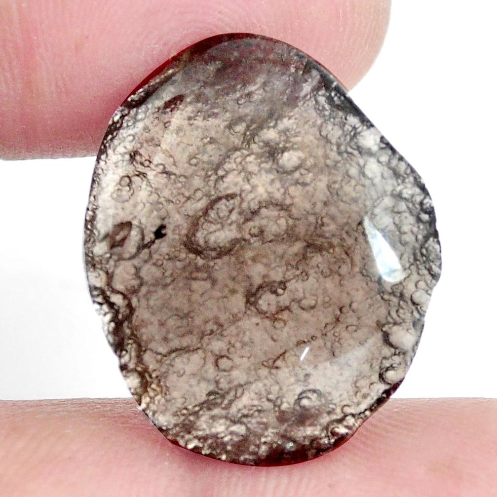 Natural 16.30cts agni manitite brown cabochon 23.5x19 mm loose gemstone s6361